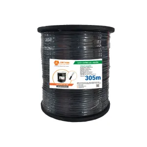 CÁP TÍN HIỆU CAT3 – 25AWG – CHỐNG LỰC + KÈM NGUỒN - VIETHAN